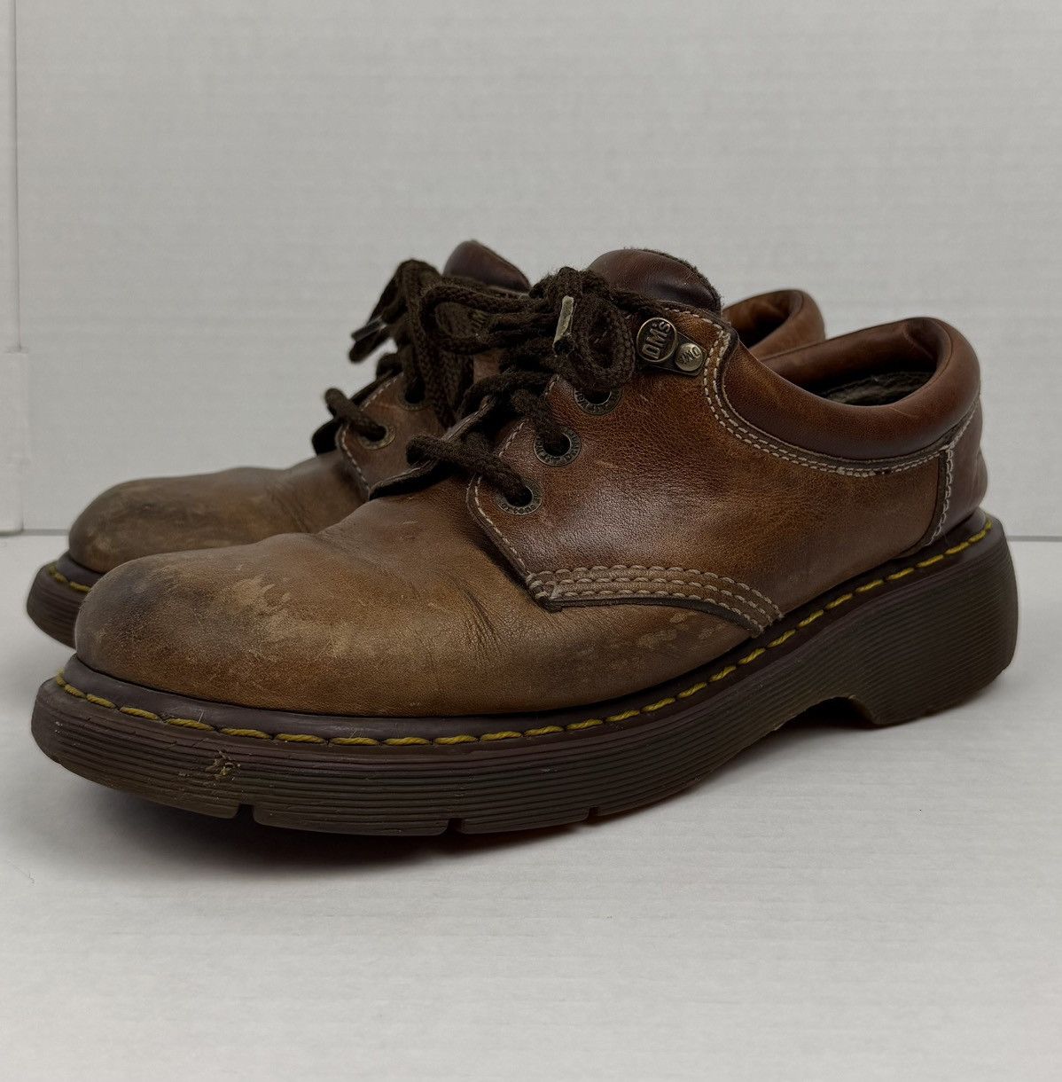 Dr. Martens Dr Martens 3A80 Lace Up Chunky Sole Gibson Oxford 3-Eye Y2K Size US 9 / EU 42 - 1 Thumbnail