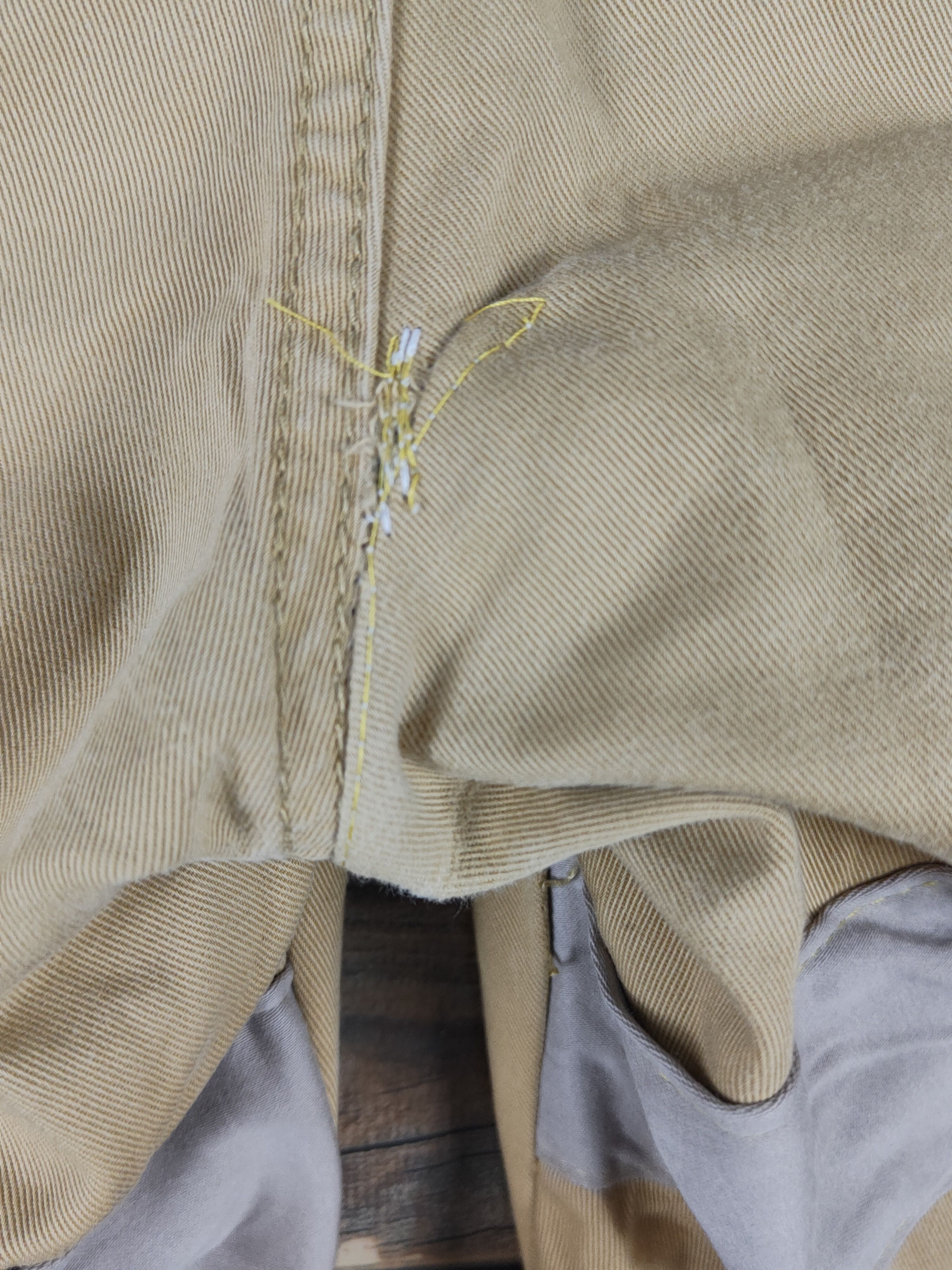 Japanese Brand DL Matchstick Reconstructed Patchwork Cargo Pants #W1780 Size US 35 - 8 Thumbnail