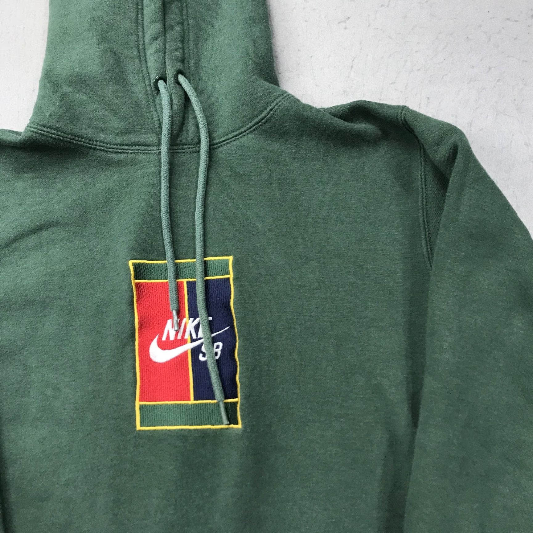 Nike Nike SB Hoodie Mens Small Green Court Skateboarding Tennis Logo Sweatshirt Size US S / EU 44-46 / 1 - 3 Thumbnail