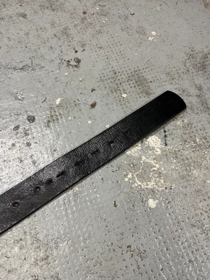 Just Cavalli 2000s Cavalli Turtle Shell Black Leather Belt Size ONE SIZE - 7 Thumbnail