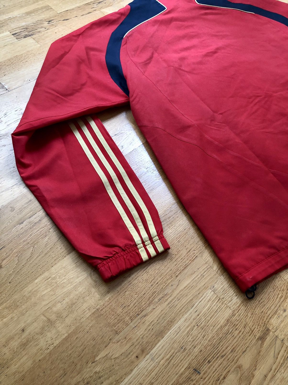 Adidas Spain 08/09 Tracksuit Top - Adidas - Size Large Size US L / EU 52-54 / 3 - 8 Thumbnail