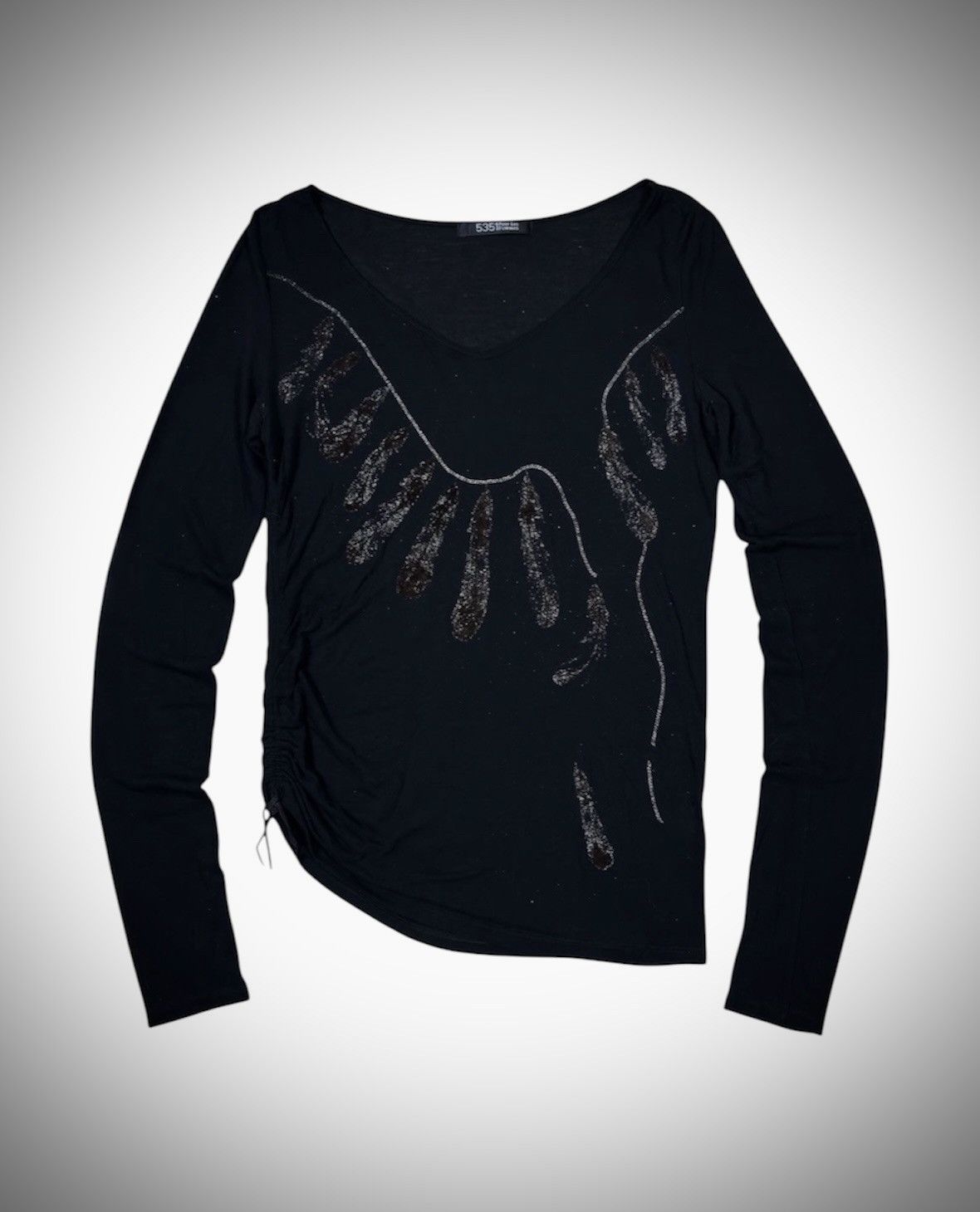 If Six Was Nine 5351 Pour Les Femmes - Japanese Vkei Style Ls T-Shirt Size US M / EU 48-50 / 2 - 1 Thumbnail