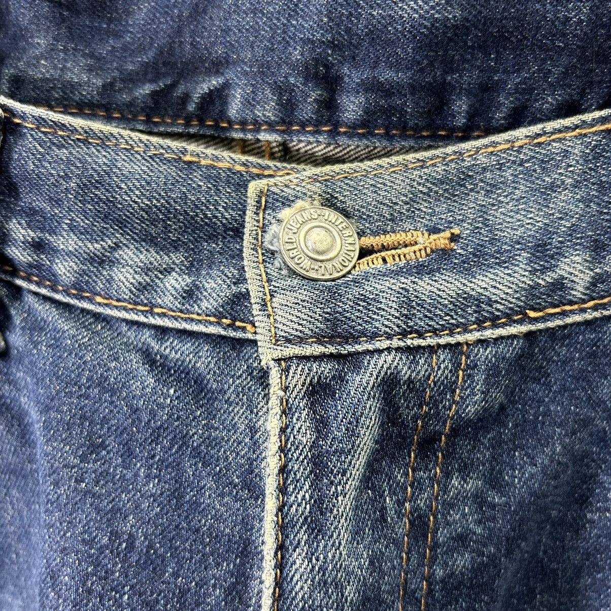 Vintage Vintage Japanese Brand Single R Distressed Denim Size US 32 / EU 48 - 9 Thumbnail