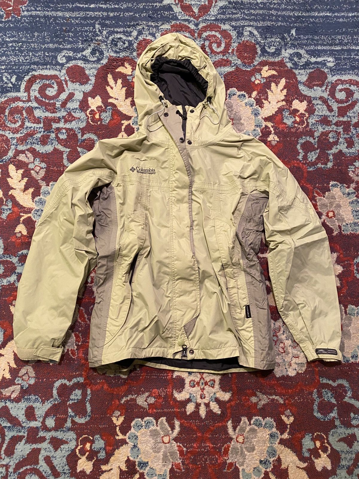 Vintage columbia rain jacket sales