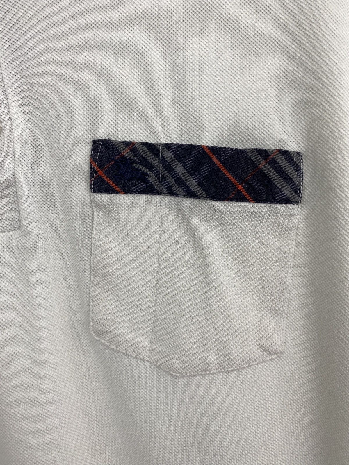 Burberry 🇬🇧 Vintage 90s Burberry Polo T-Shirt Retro Rare Hype Y2K Size US M / EU 48-50 / 2 - 4 Thumbnail