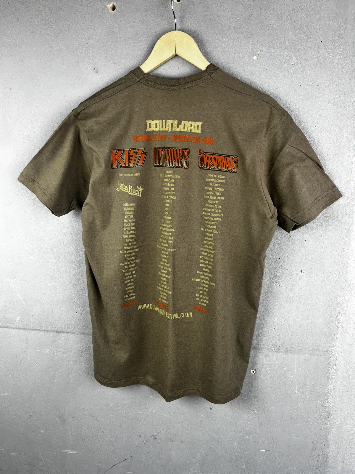 Band Tees Download Festival 2008 Men's T-shirt starworld bulldog kiss Size US L / EU 52-54 / 3 - 2 Thumbnail