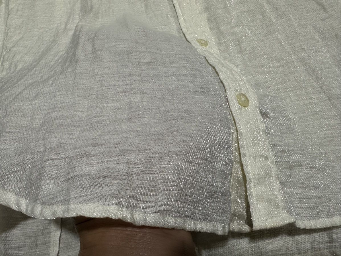 5351 POUR LES HOMMES 🔥Sick Y2K 5351 Pour Les Hommes Hemp Woven Shirt Long Sleeve Size US M / EU 48-50 / 2 - 8 Thumbnail