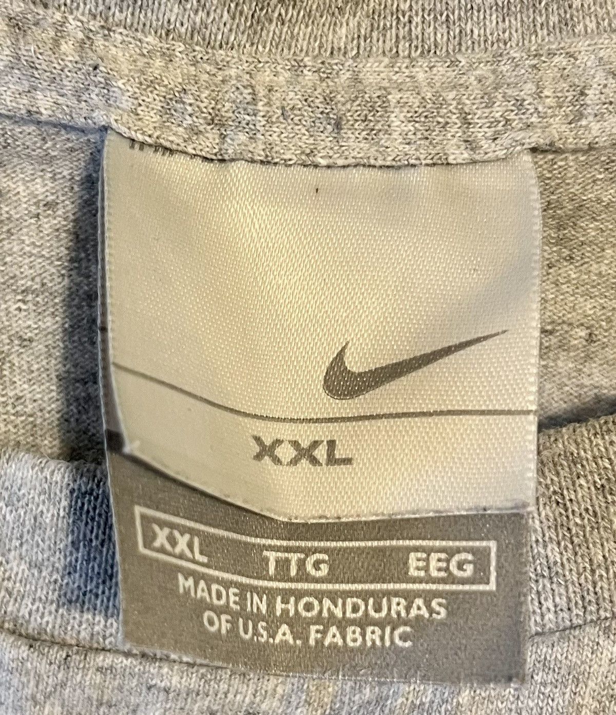 Authentic Nike Airsole technology rare vintage grey tee XXL