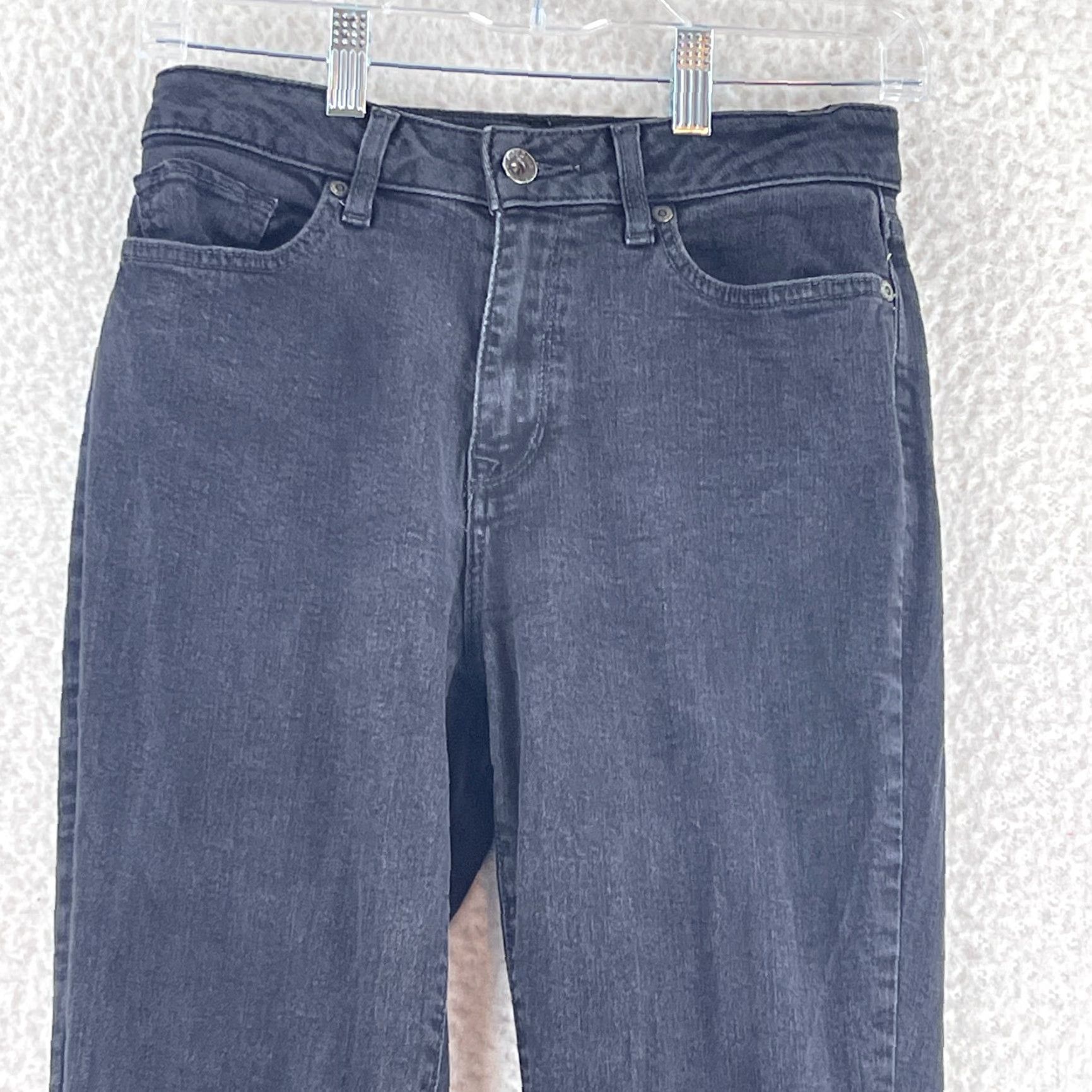 Vintage L.L. Bean Black Denim Classic Fit Jeans Womens Size 6 Straight Leg Mid-Rise Jeans Size 28" / US 6 / IT 42 - 2 Thumbnail
