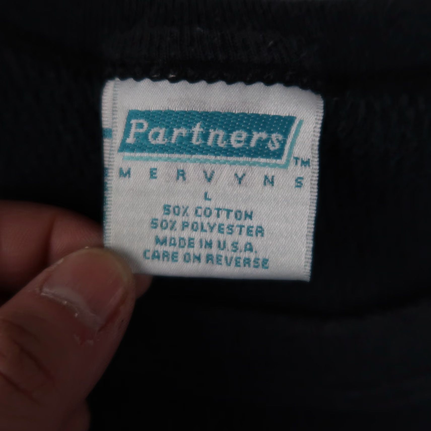 Vintage VINTAGE 90s MERVYNS PARTNERS Thermal Shirt Womens L Black USA Made Size L / US 10 / IT 46 - 7 Thumbnail