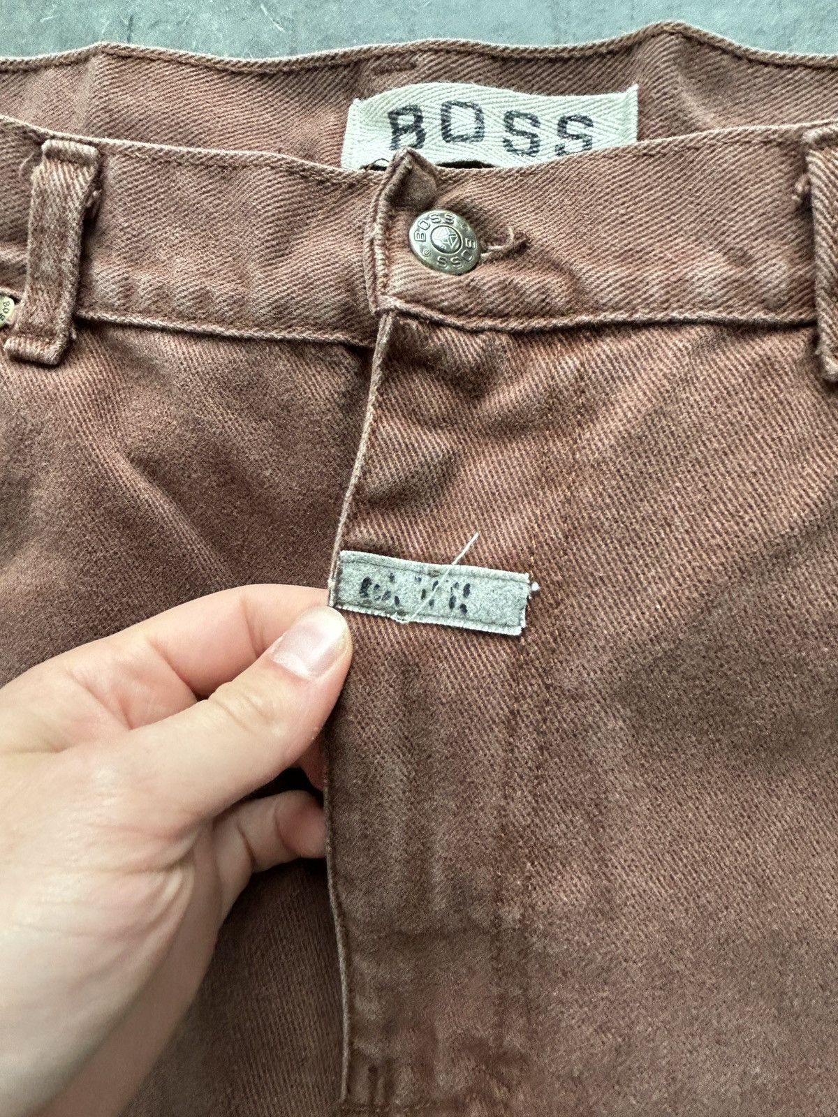 Vintage Vintage 90s Boss Baggy Jeans 36x31 Size US 36 / EU 52 - 3 Thumbnail