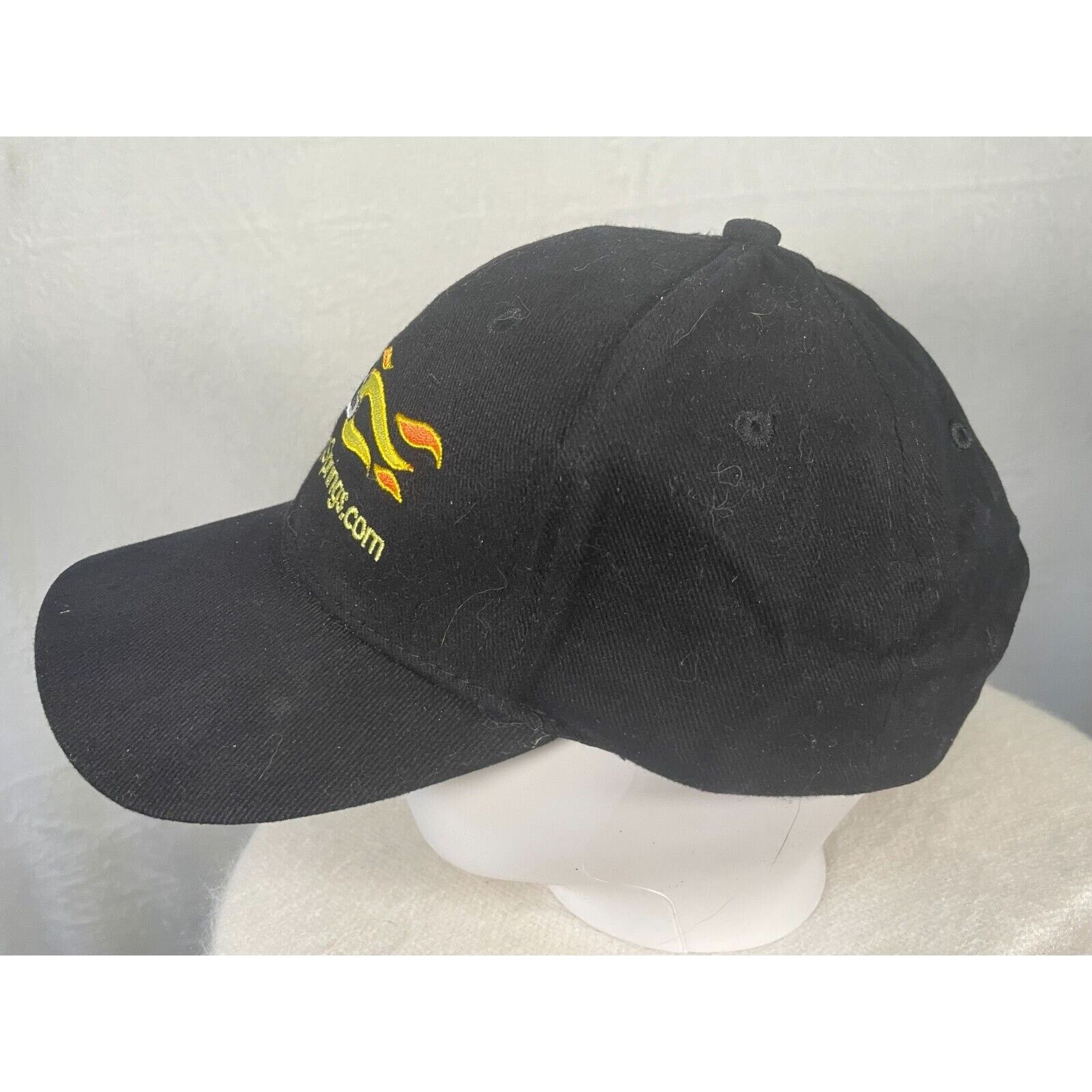 Vintage Vintage PAC Racing Springs Hat Flame Embroidered Logo Cap Size ONE SIZE - 4 Thumbnail