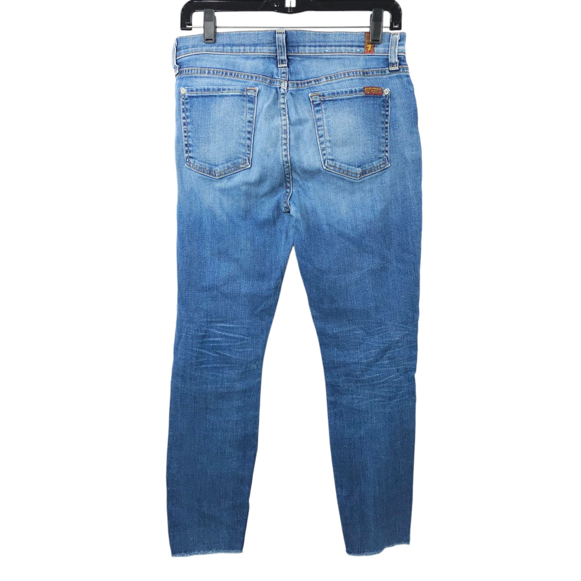 7 For All Mankind 7 For All Mankind The Ankle Skinny Stretch Denim Womens 29 Size 29" - 2 Thumbnail