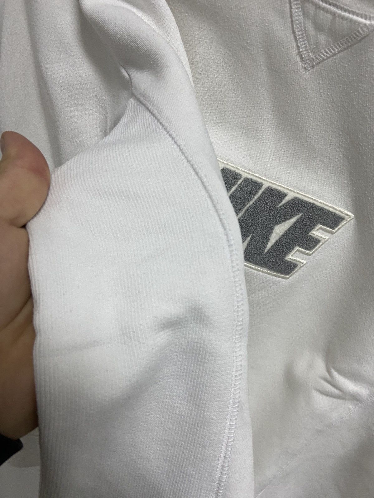 Nike × Vintage Nike Sweatshirt Vintage Big Logo Spell Out Size US L / EU 52-54 / 3 - 4 Thumbnail