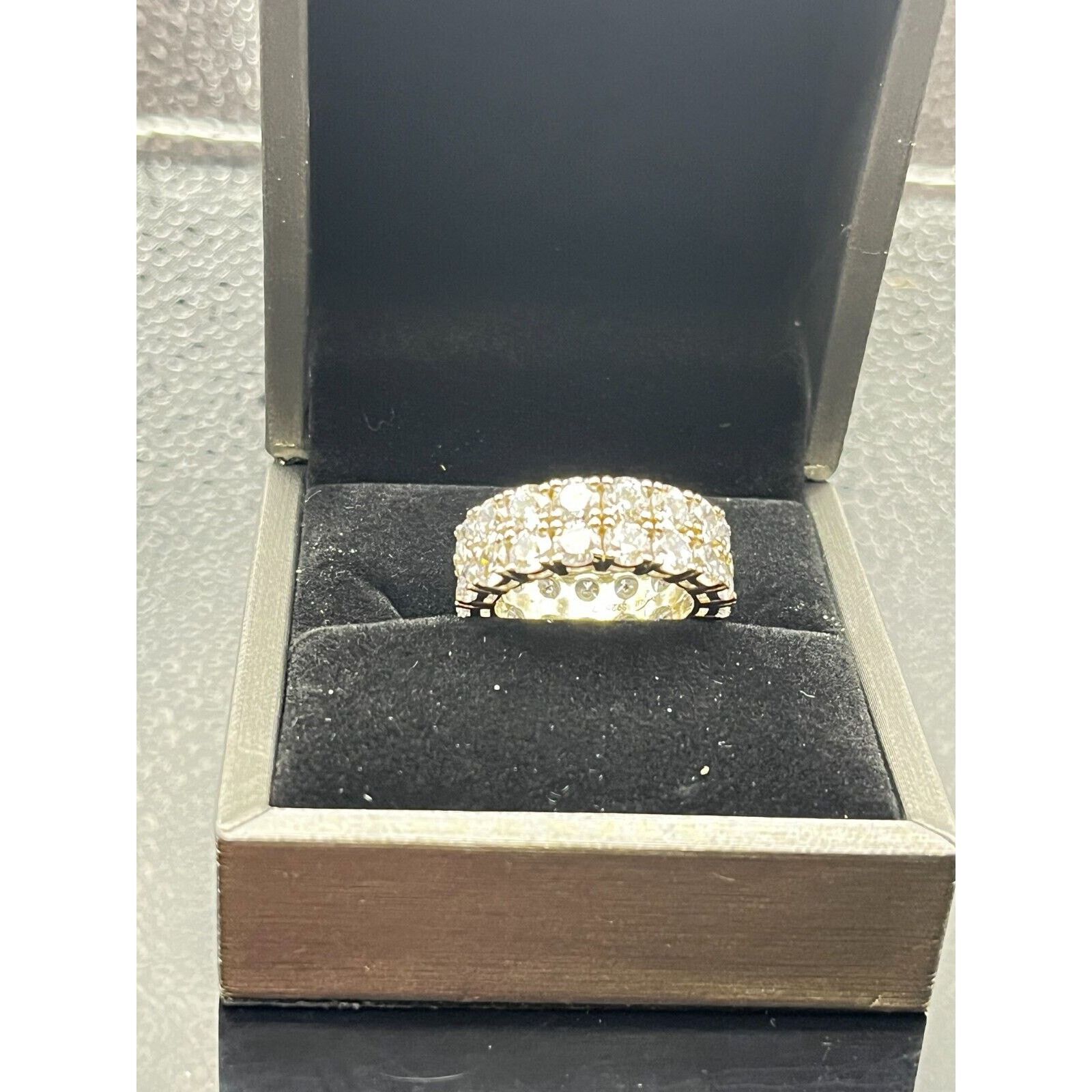 Other Round Cut Simulated Diamond/CZ Eternity Band Ring 925 Size ONE SIZE - 7 Thumbnail