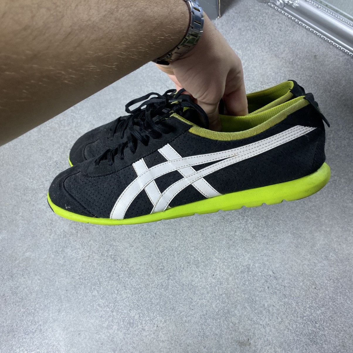 Asics Vintage Asics Tiger Onitsuka Leather Sneakers Size US 11.5 / EU 44-45 - 7 Thumbnail