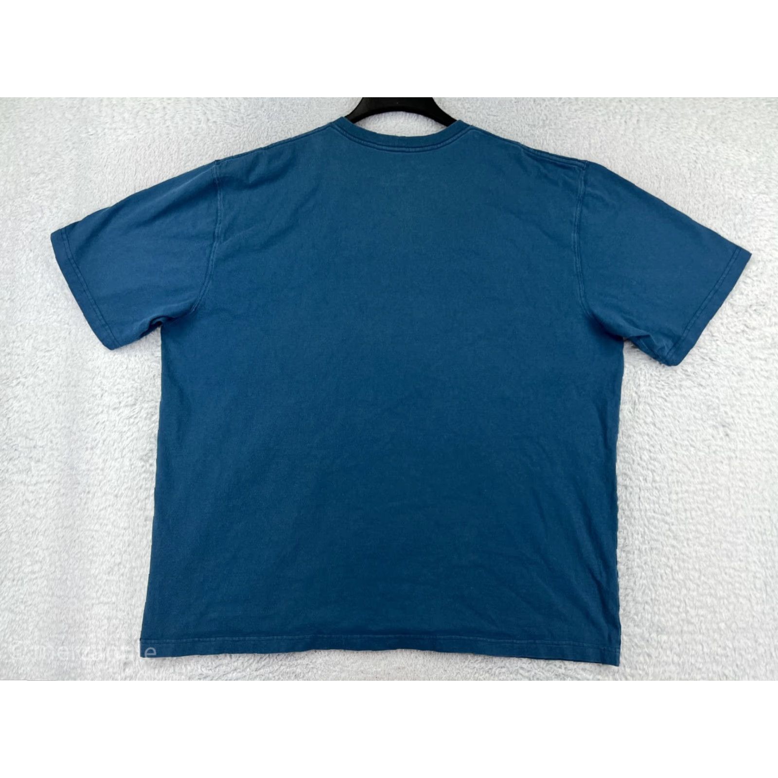 Carhartt Carhartt Shirt Mens 2XL Blue Short Sleeve Crew Neck Pocket Cotton K87 Work Size US XXL / EU 58 / 5 - 2 Thumbnail