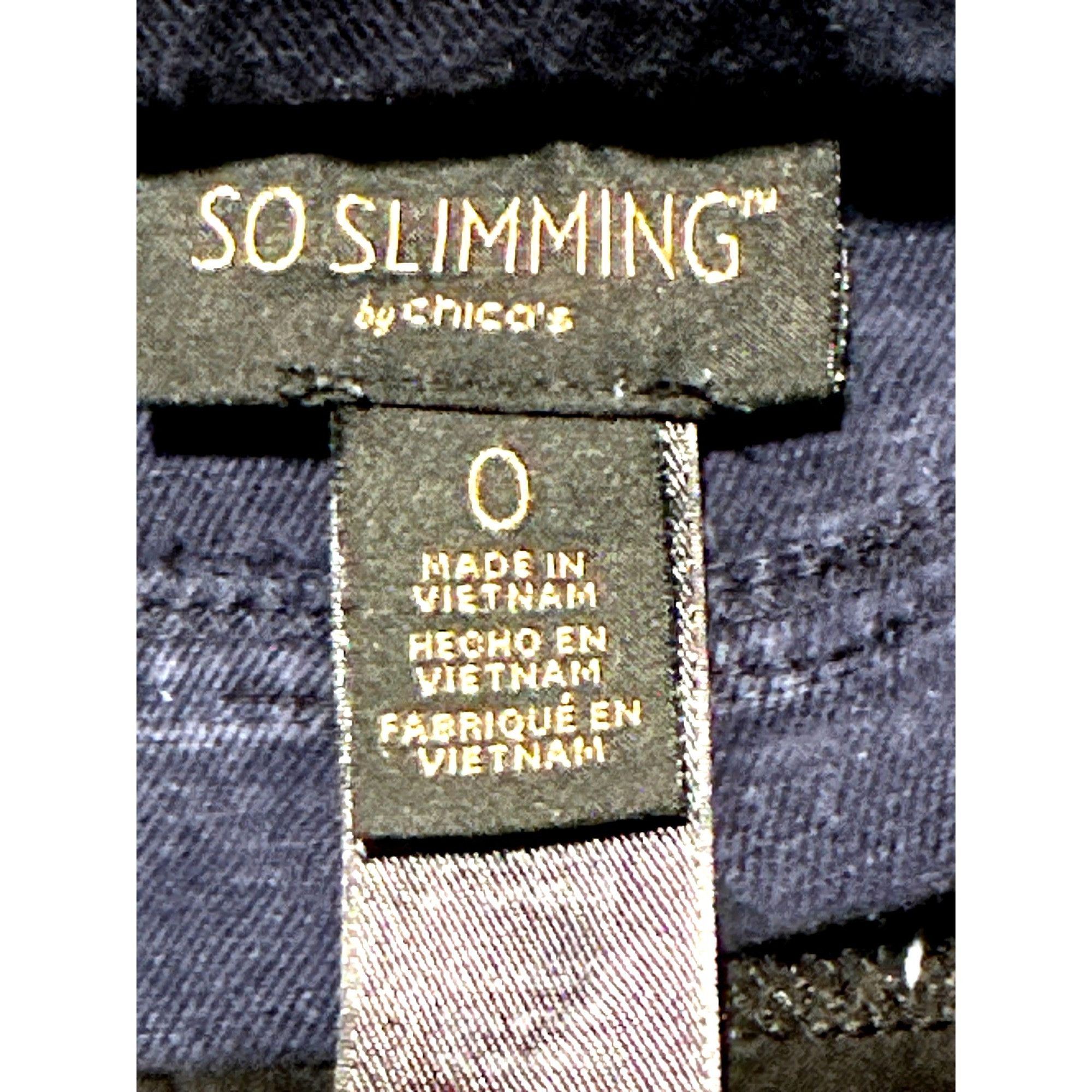 Chicos Chicos So Slimming Womens Cargo Jeans With Zip Details Slim Size 25" / US 0 / IT 36 - 2 Thumbnail