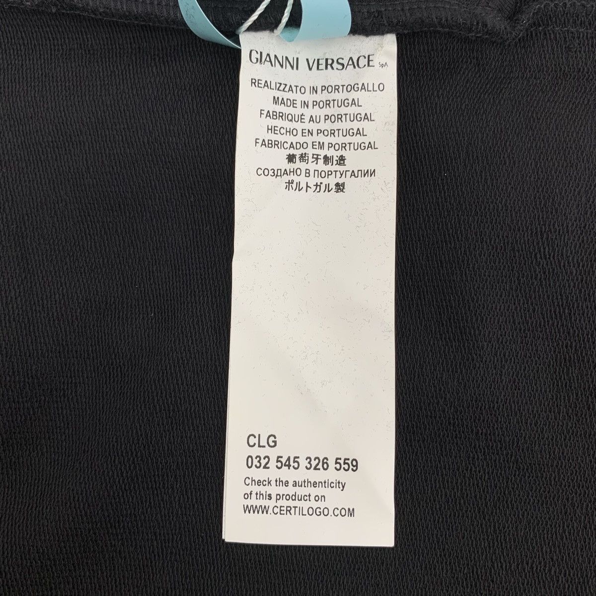 Versace Versace Black Cotton Drawstring Casual Pants K26WX Size US 30 / EU 46 - 8 Thumbnail