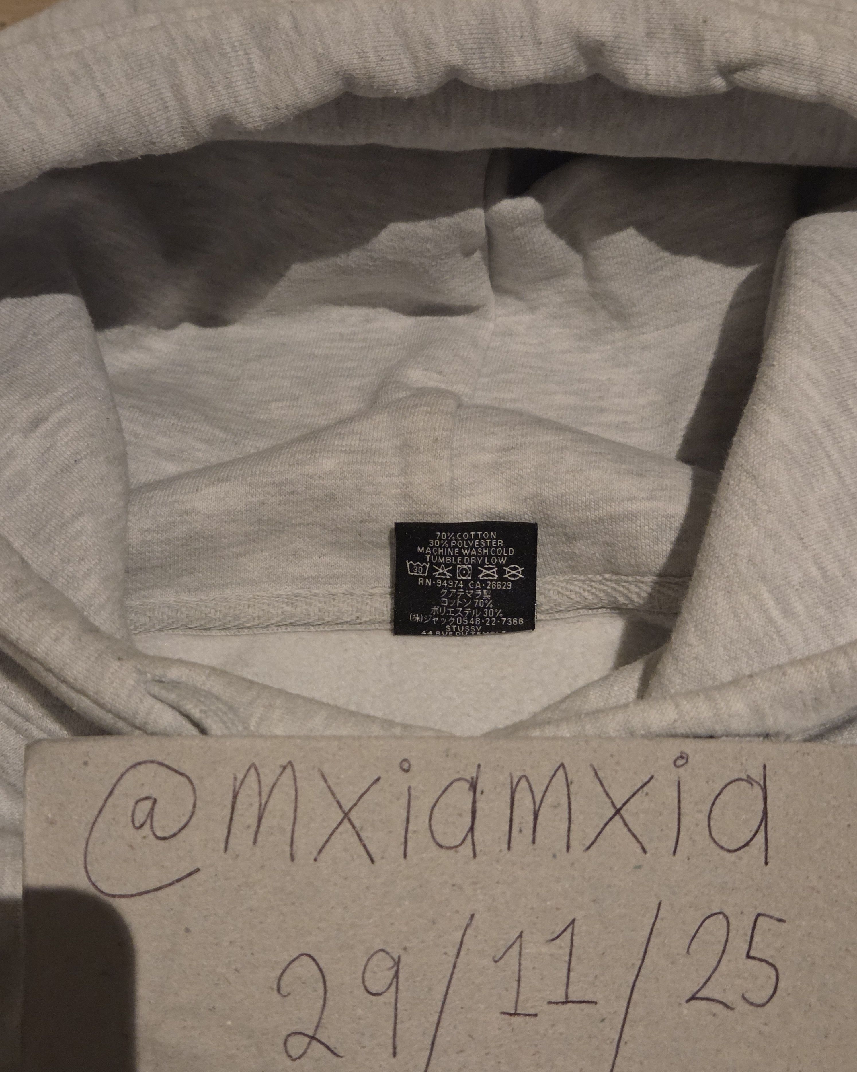 Stussy Stüssy Paris Hoodie Ash Heather Size US XL / EU 56 / 4 - 5 Thumbnail
