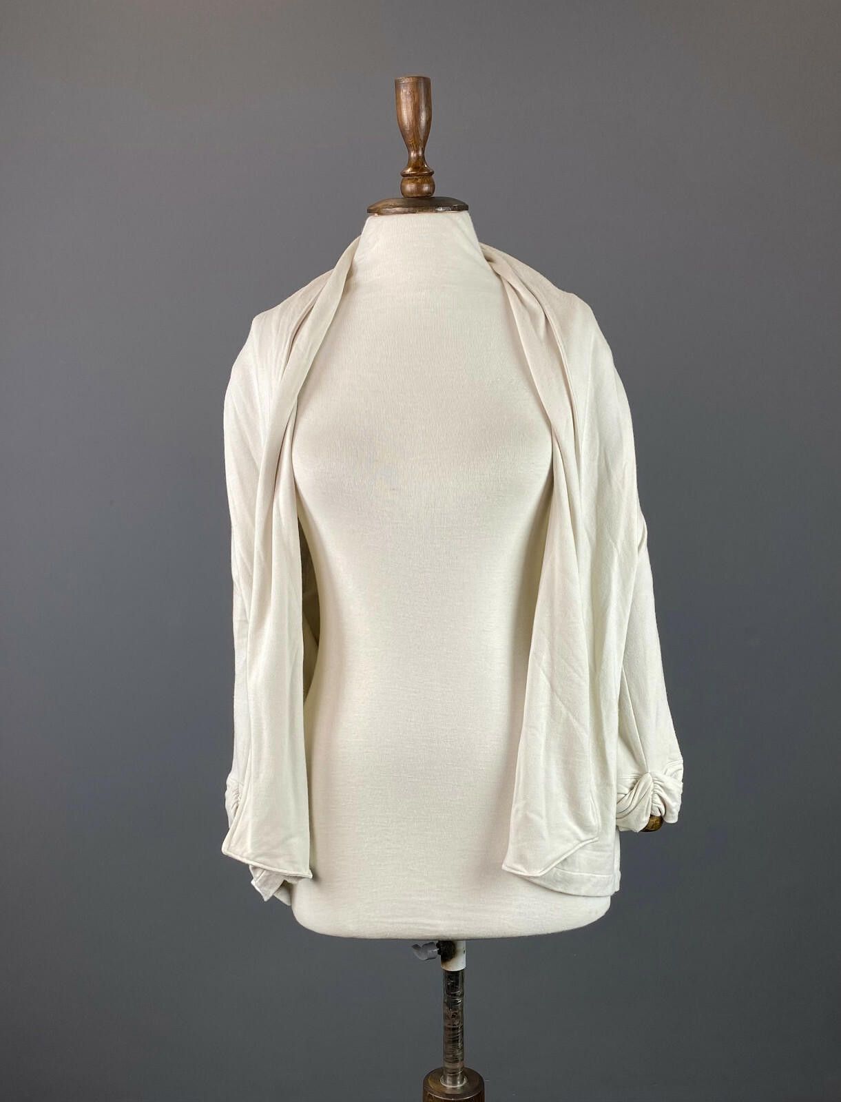 Theory Ladies Theory Grey Ivory Cardigan Cape Size M Size M / US 6-8 / IT 42-44 - 1 Thumbnail