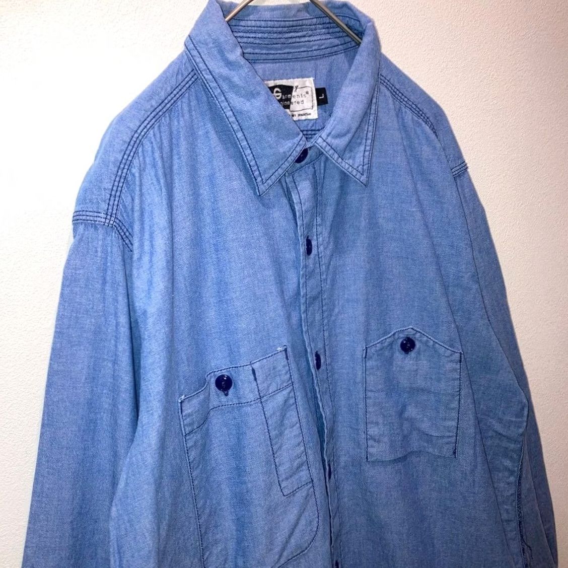 Engineered Garments Engineered Garments Button-Down Shirt Men COLOR BLUE Material Cotton SIZE L Used Size US L / EU 52-54 / 3 - 4 Thumbnail