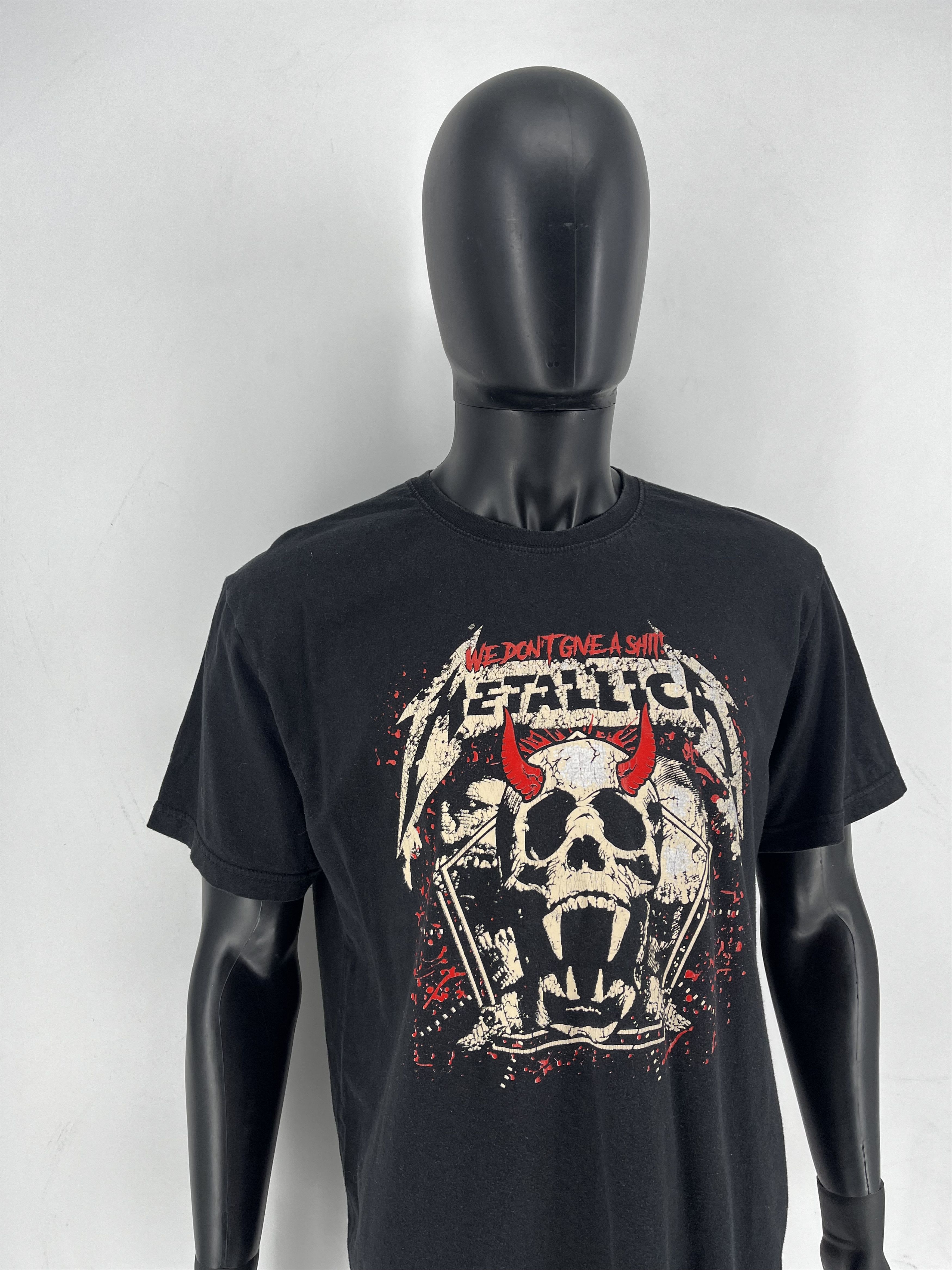 Band Tees Vintage 90s Y2K Metallica Horror Faded Band Rock Streetwear Size US L / EU 52-54 / 3 - 4 Thumbnail