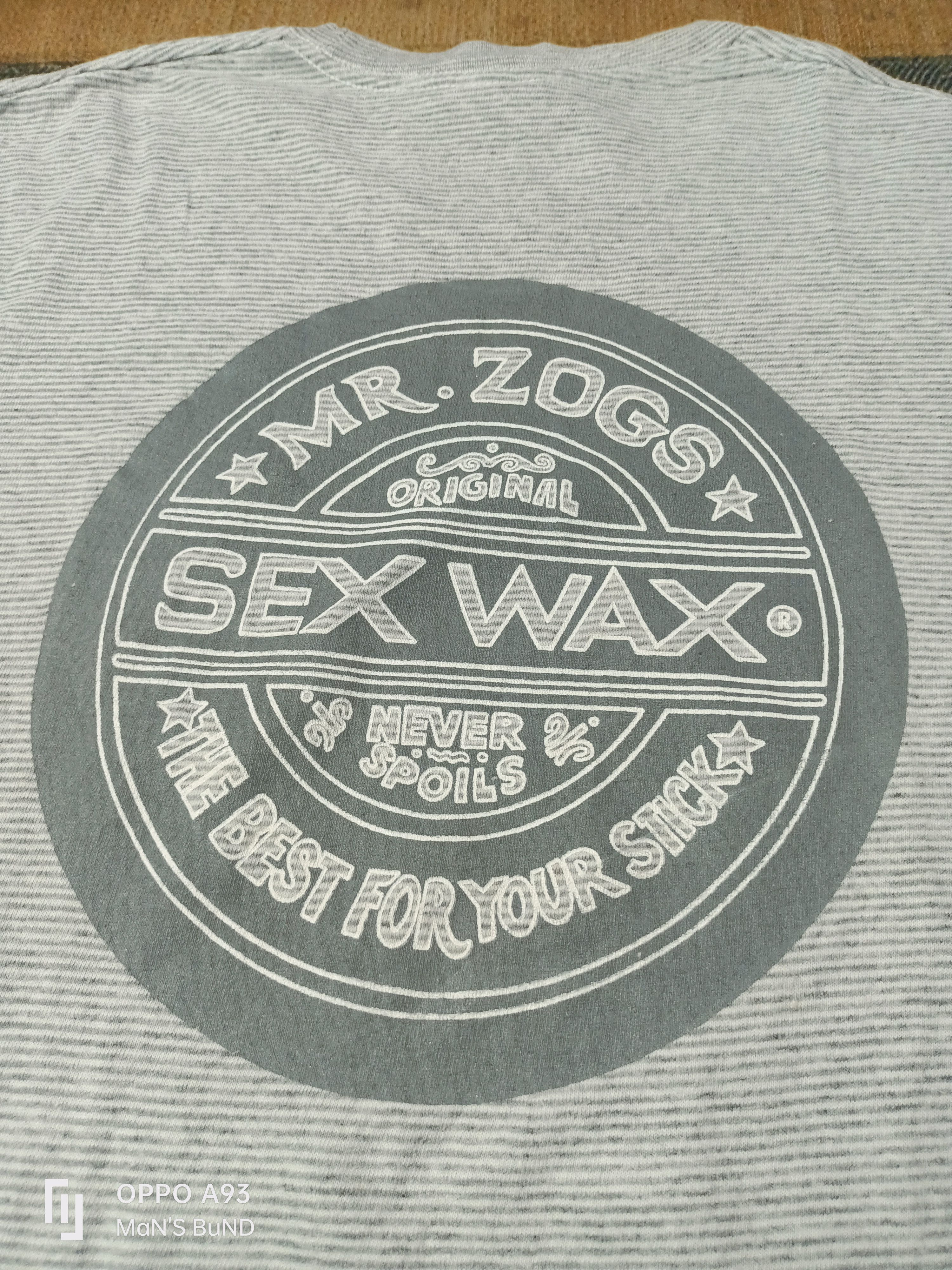 Vintage Vintage SEX WAX Mr.ZOGS T-Shirt Size US S / EU 44-46 / 1 - 6 Thumbnail