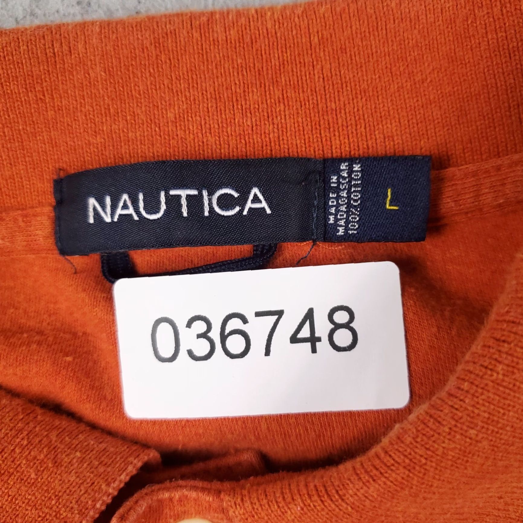 Nautica Nautica Polo Shirt Mens Large Orange Golf Casual Short Sleeve Adult Regular Colorful Classic Preppy Sports Shirt Mens Size US L / EU 52-54 / 3 - 7 Thumbnail