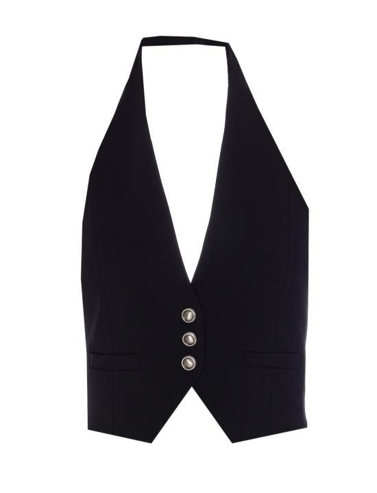 Pinko PINKO Women Vests 104931 A213Z99 Black Size XS / US 0-2 / IT 36-38 - 1 Thumbnail