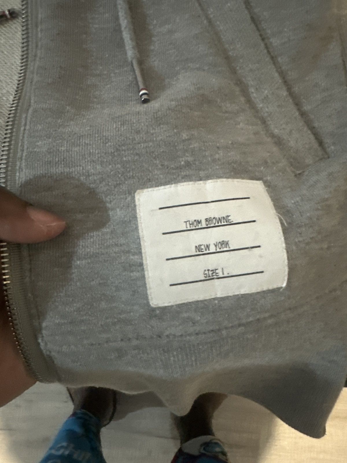 Thom Browne Thom Browne Classic 4-Bar Zip Cotton Hoodie Size US S / EU 44-46 / 1 - 4 Thumbnail