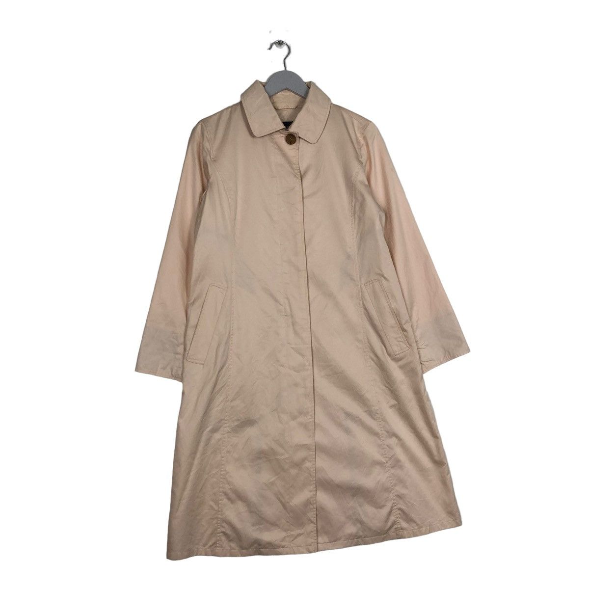 Burberry 💥Vintage Burberry London Trench Coat Nova Check Collar Size US M / EU 48-50 / 2 - 3 Thumbnail
