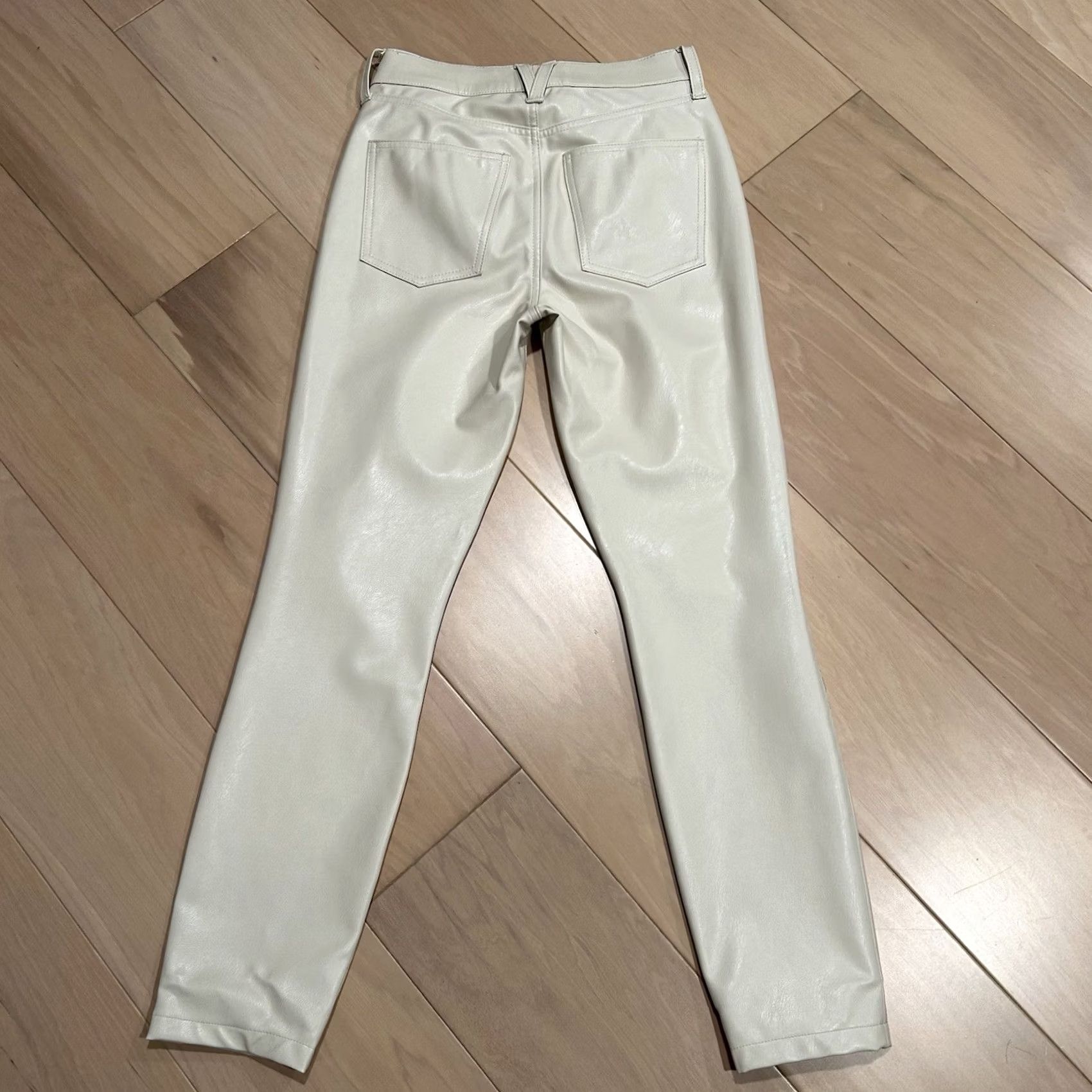 Veronica Beard VERONICA BEARD Jeans Debbie Skinny High Rise Vegan Leather Pant Women’s 27 Skinnyt? Size 27" / US 4 / IT 40 - 4 Thumbnail