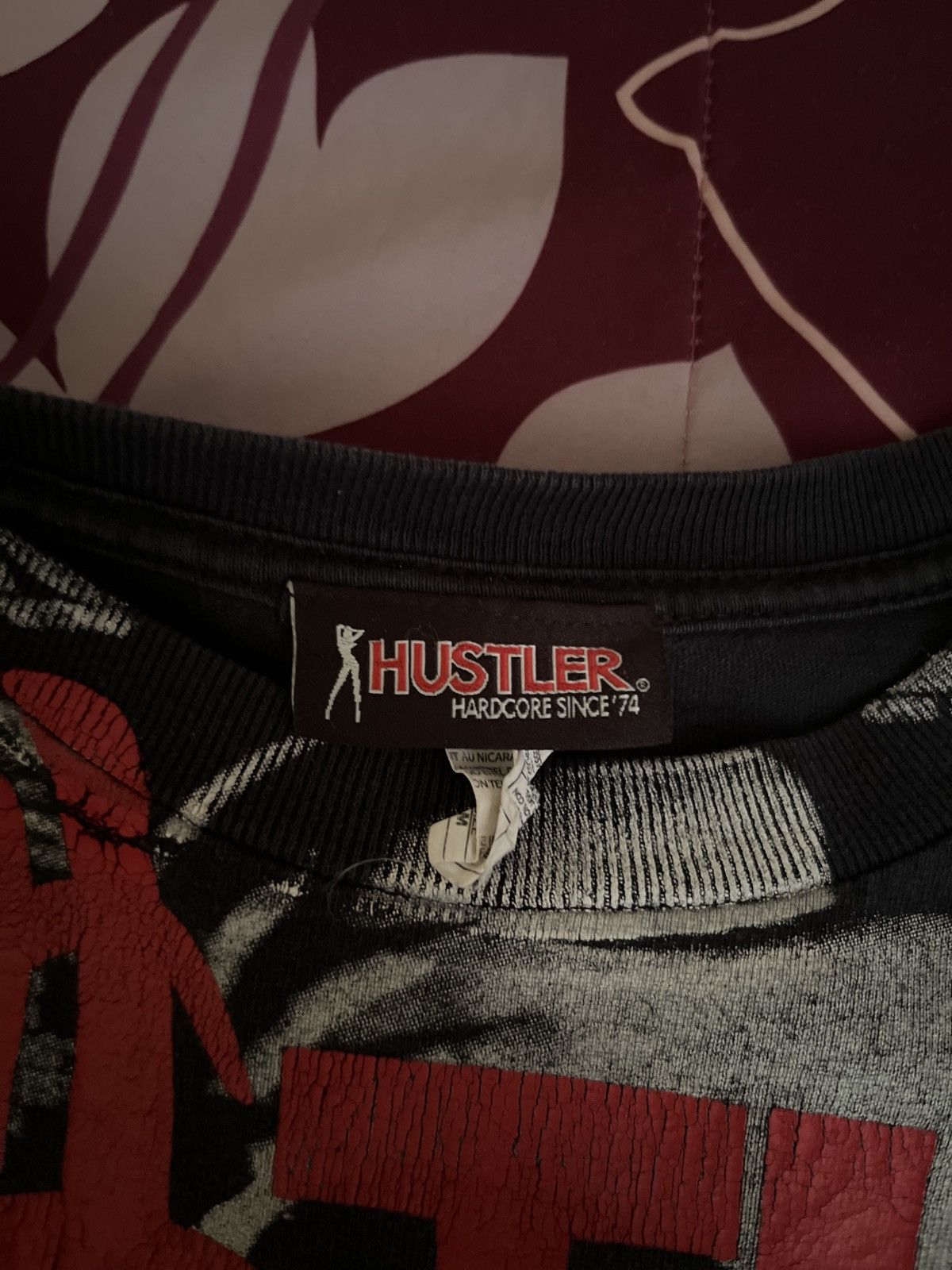 Other Vintage Hustler Magazine Graphic Tee Size US M / EU 48-50 / 2 - 2 Thumbnail