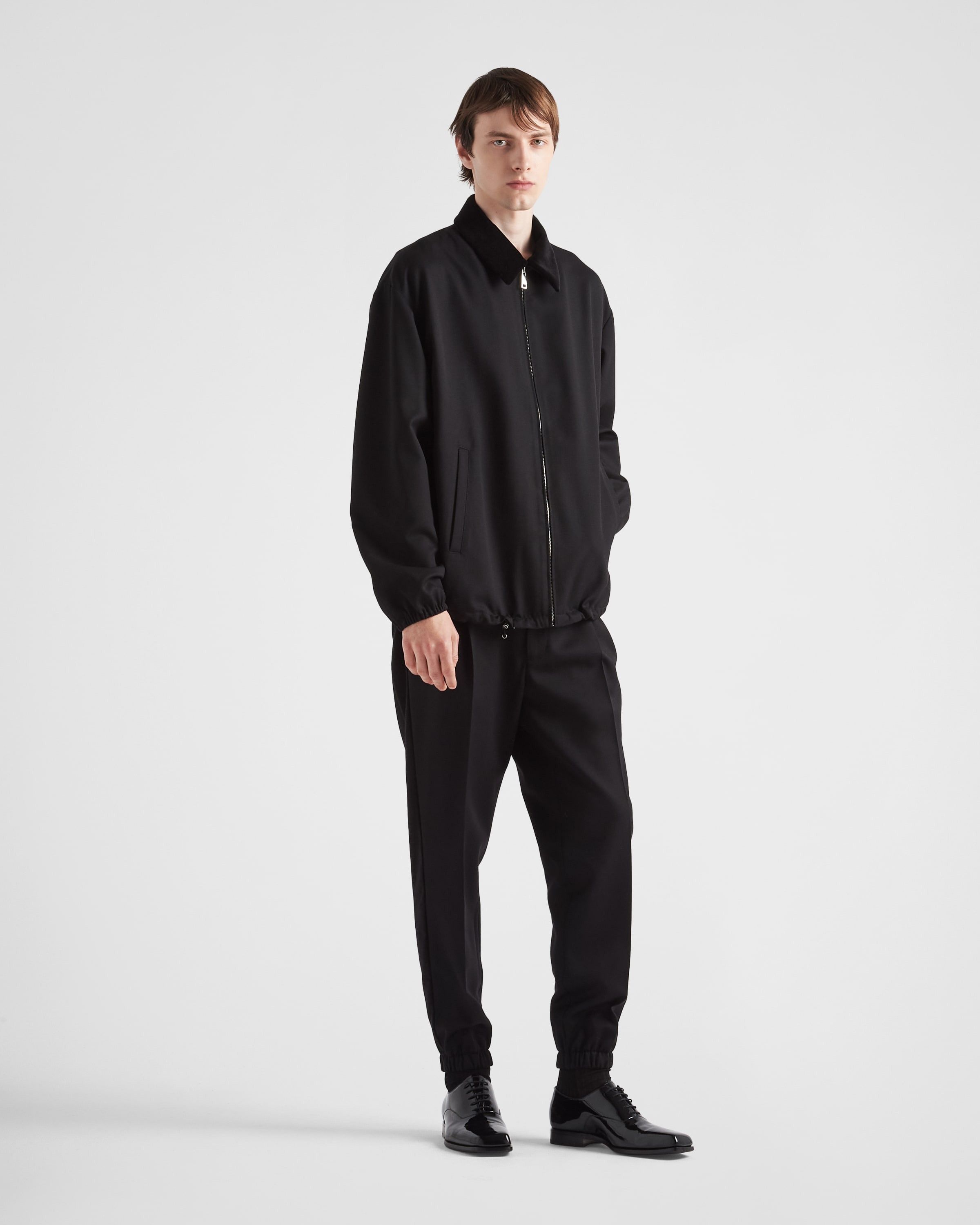 Prada oc11z0625 Wool Pant in Black Size US 32 / EU 48 - 2 Thumbnail