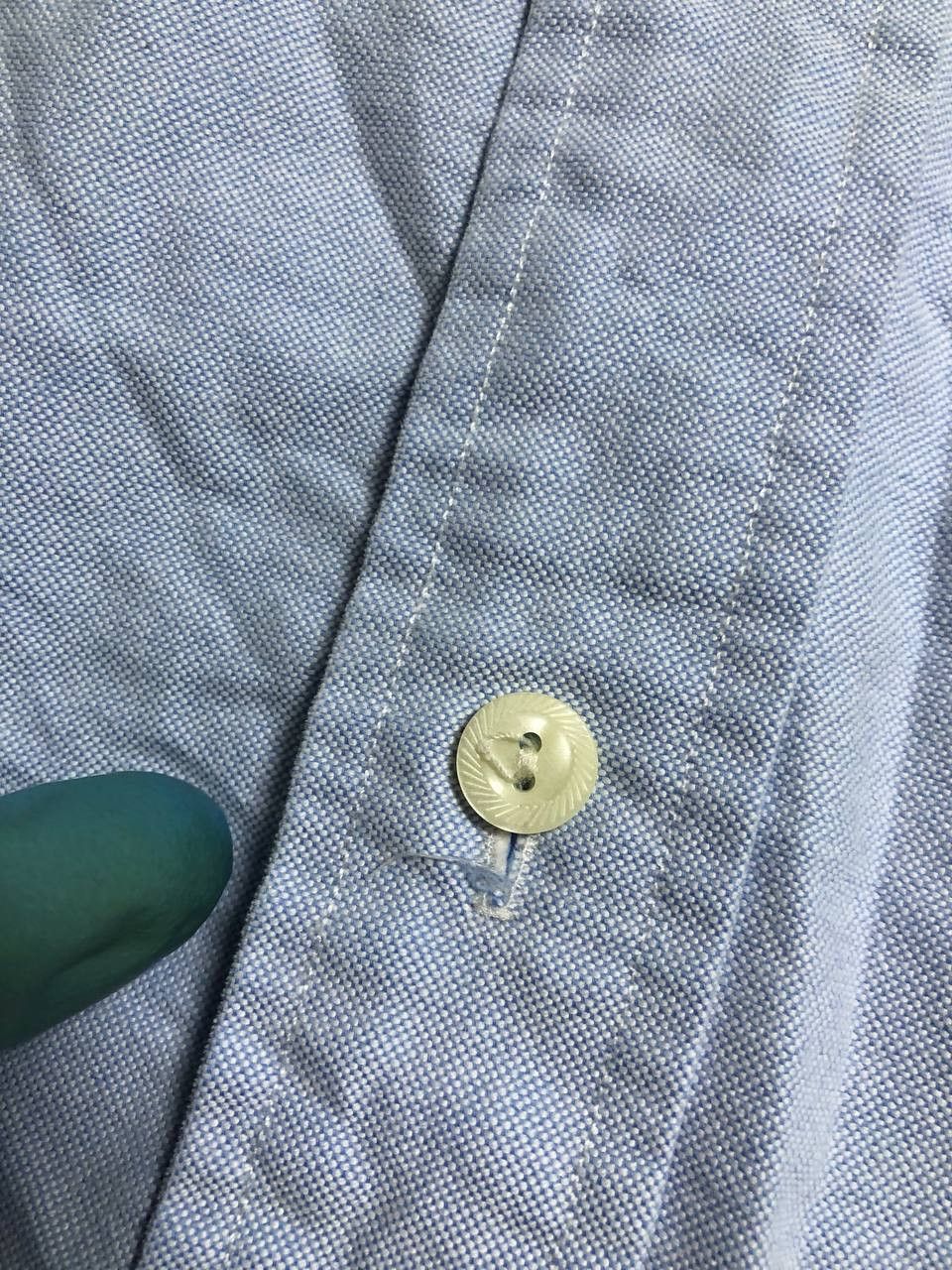 Polo Ralph Lauren Polo Ralph Lauren Vtg XIV 1948 London Olympics Chambray Size US XL / EU 56 / 4 - 3 Thumbnail