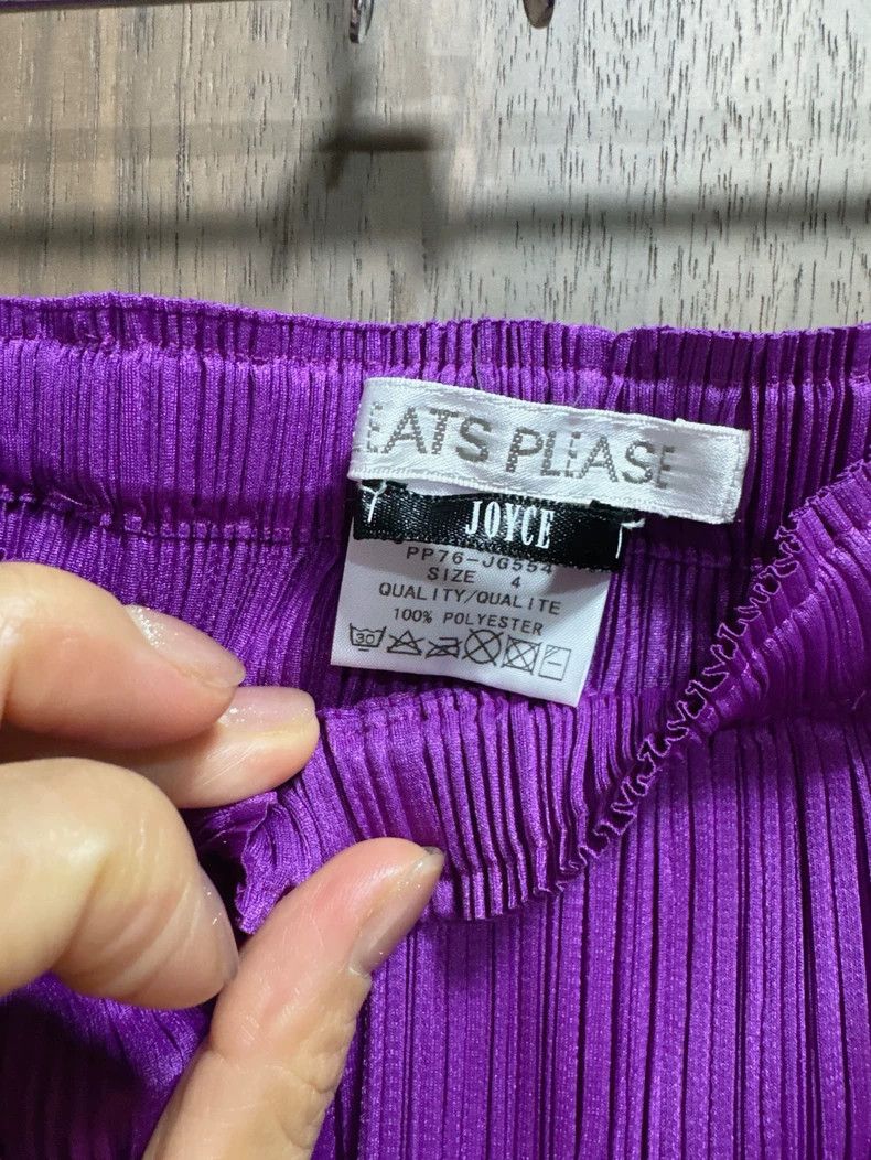 Issey Miyake issey miyake size:4 Purple pleated long dress Size 42" / US 20 - 4 Thumbnail