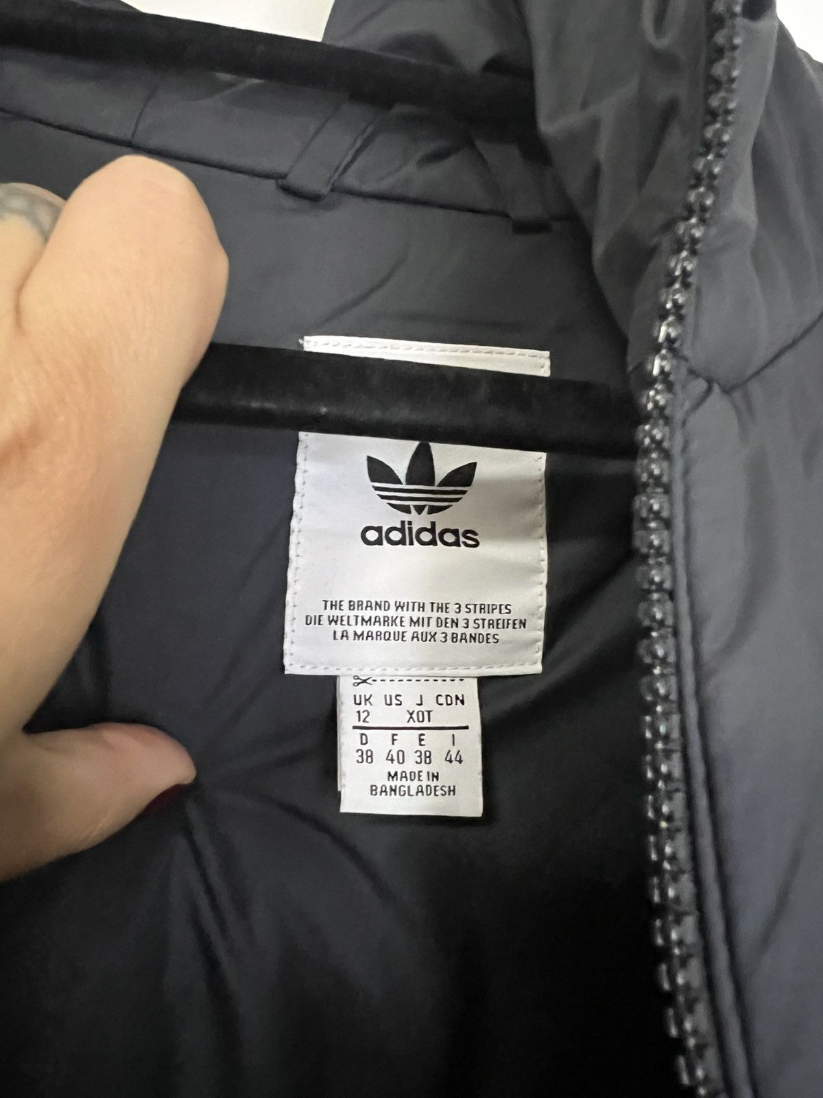 Adidas Adidas original puffer jacket s bkack Size S / US 4 / IT 40 - 2 Thumbnail