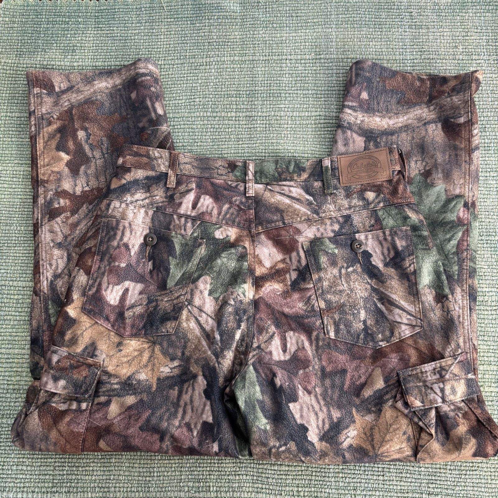 Cabelas × Vintage Vintage 2000s Cabela's camo straight leg cargo pants 34x30 Size US 34 / EU 50 - 5 Thumbnail