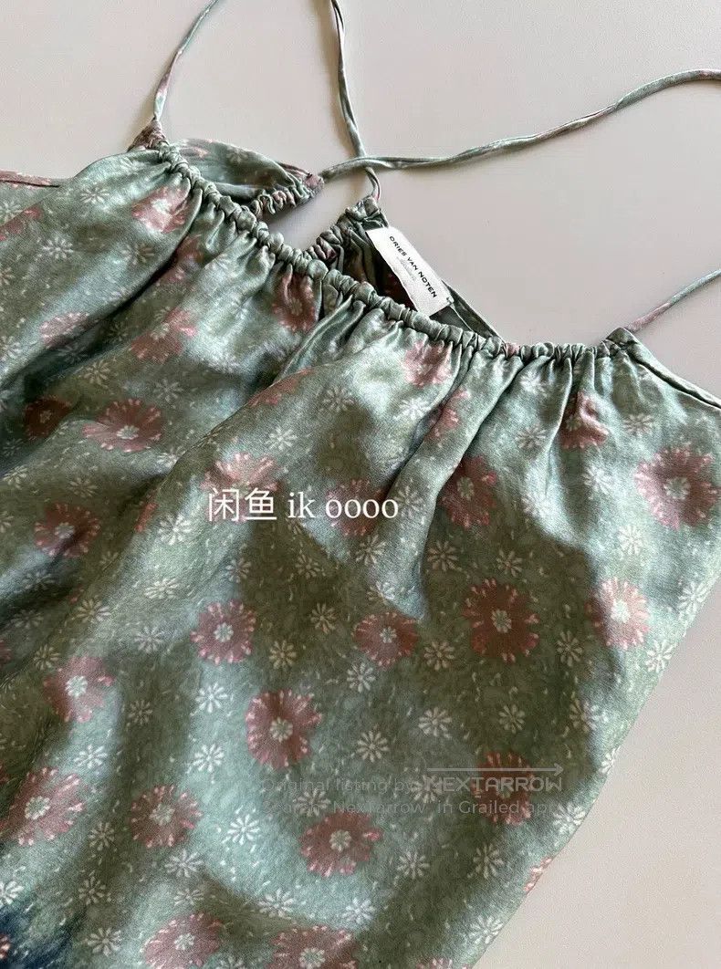 Other Dries Van Noten Light green printed halter top Size M / US 6-8 / IT 42-44 - 3 Thumbnail