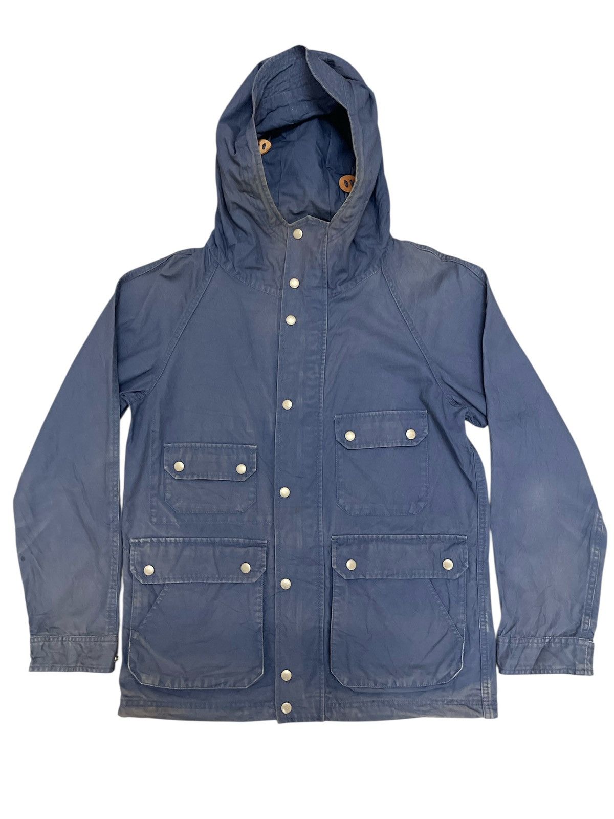 ABAHOUSE × Japanese Brand × Vintage Vintage Abahouse Hooded Jacket - Hidden Zip & Snap Button Size US M / EU 48-50 / 2 - 1 Thumbnail