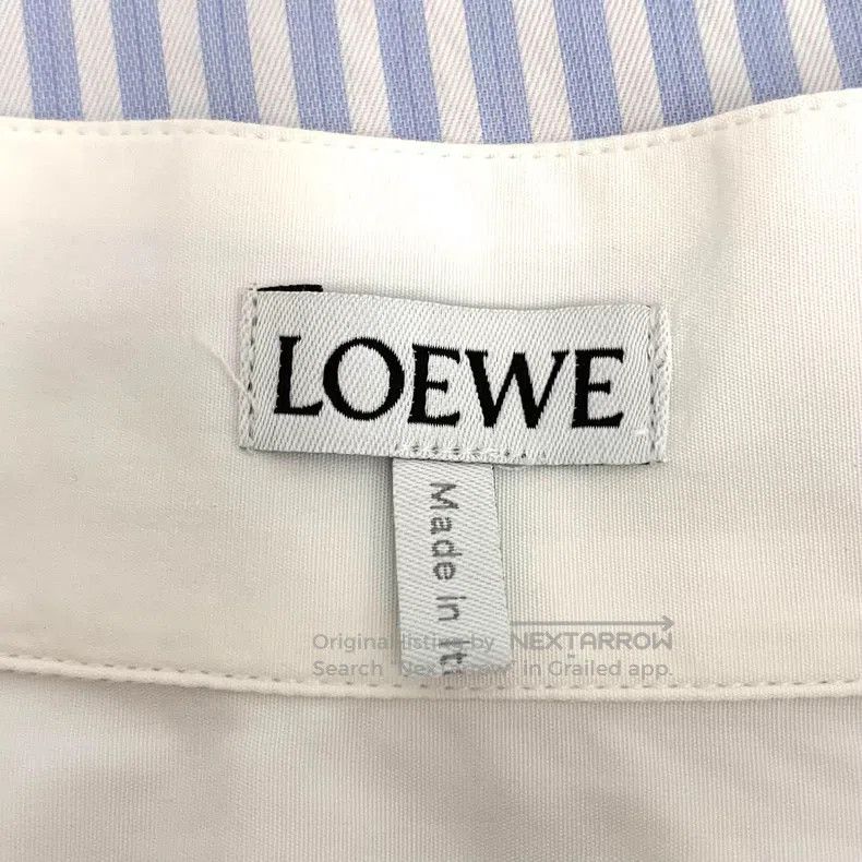 Loewe Loewe Color-Striped Cotton Long Sleeve Shirt Size XS / US 0-2 / IT 36-38 - 5 Thumbnail