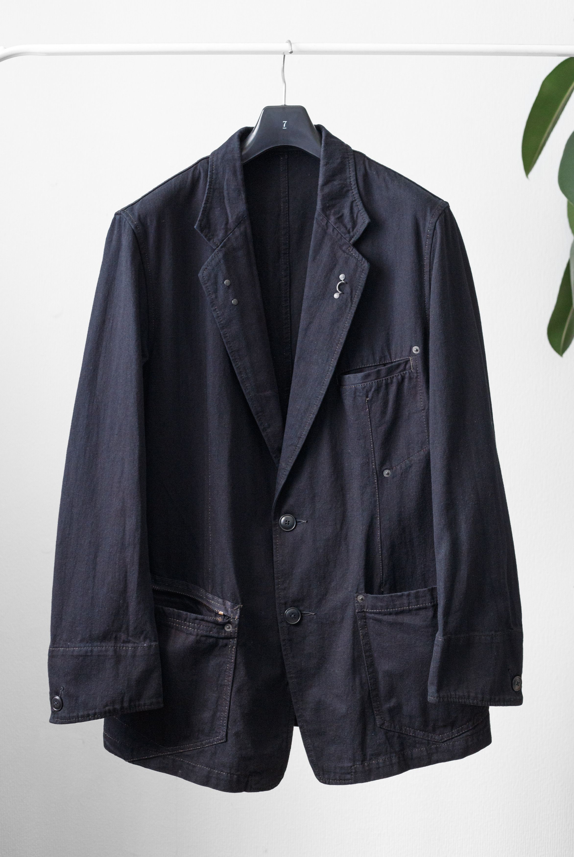 Yohji Yamamoto 2008SS cotton dyed jacket Size US M / EU 48-50 / 2 - 3 Thumbnail