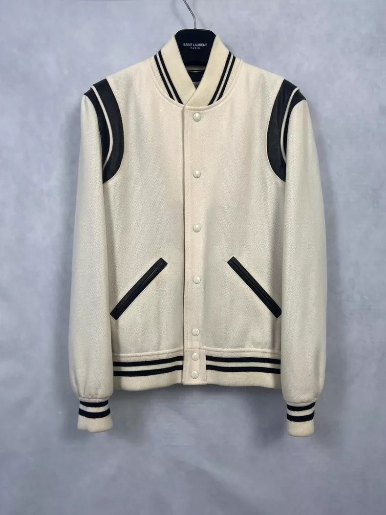 Saint Laurent Paris Saint Laurent Paris22fw beige Teddy jacket 2504-Nextarrow Size US M / EU 48-50 / 2 - 1 Thumbnail