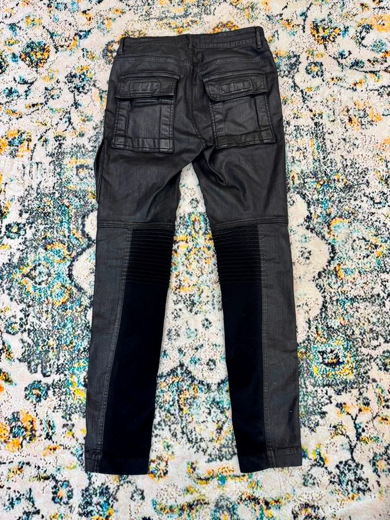 Rick Owens Rick Owens Black Rubber Pants Size US 29 - 2 Thumbnail