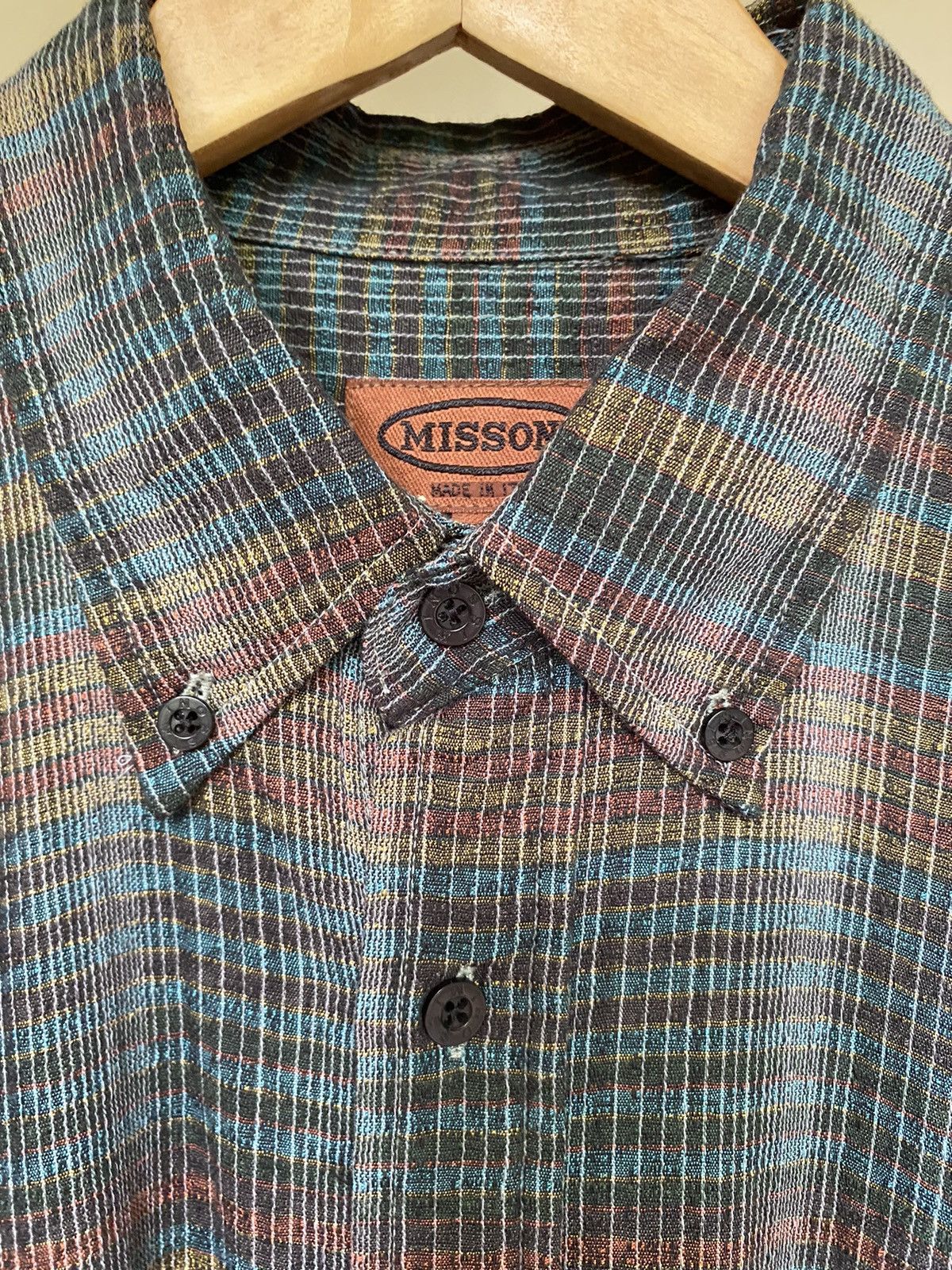 Missoni Missoni multicolor plaid shirt Size US M / EU 48-50 / 2 - 8 Thumbnail