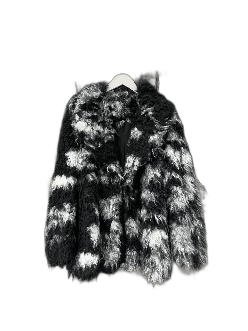 Allsaints Allsaints Stylish Black and White Coat-yf Size US S / EU 44-46 / 1 - 1 Thumbnail