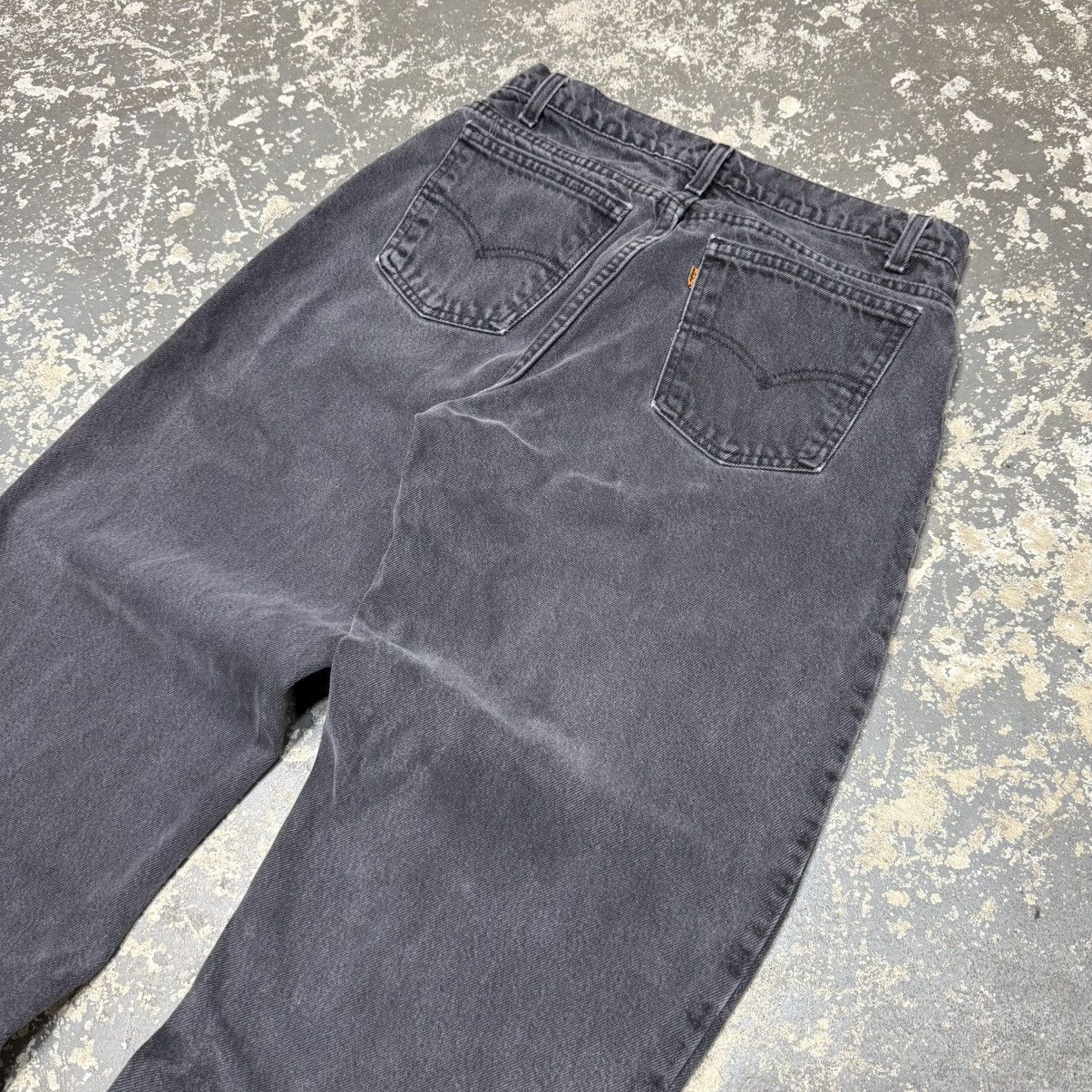 Levi's Vintage Levi’s 560 Baggy Fit Black Orange Tab Denim Jeans Size US 30 / EU 46 - 9 Thumbnail