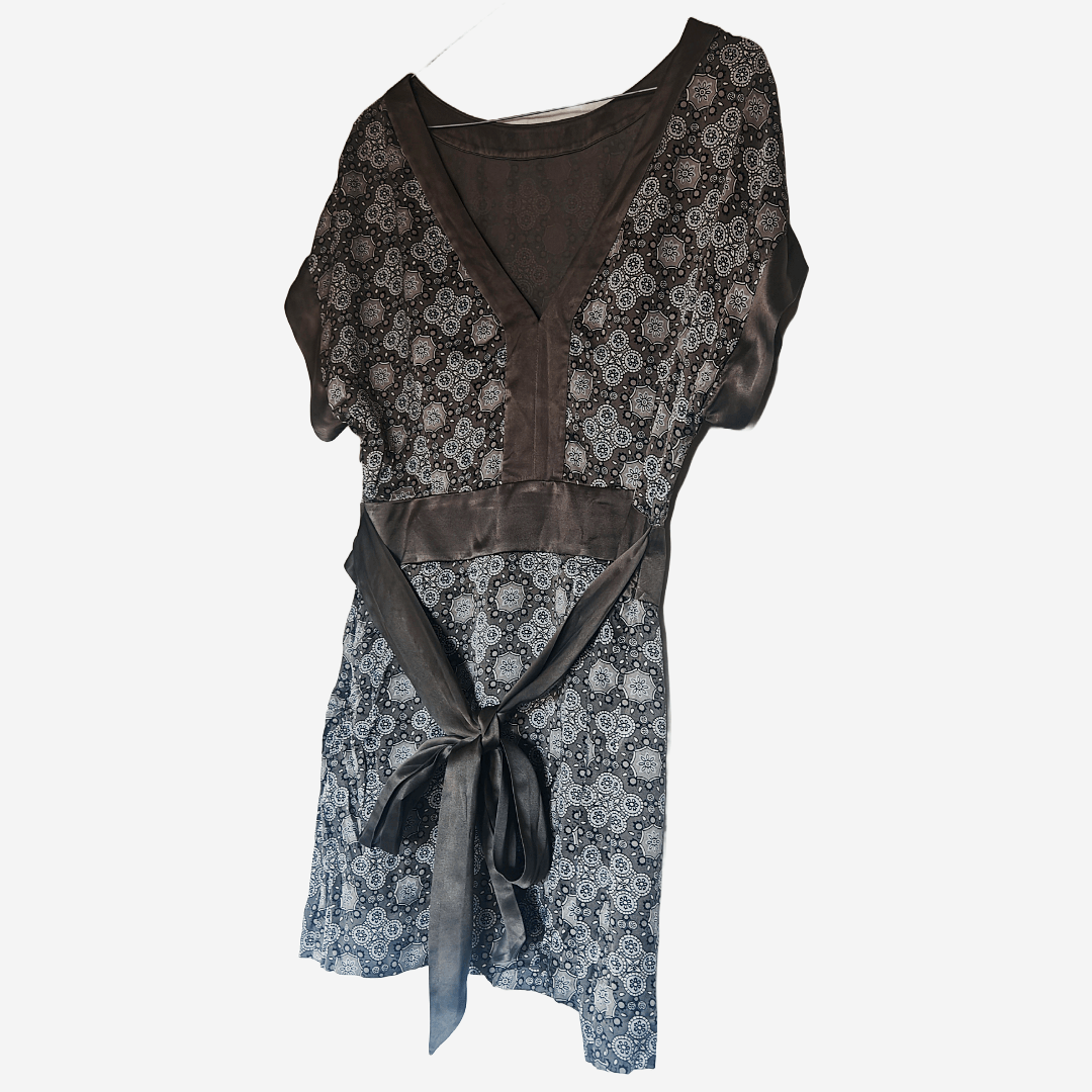 Ted Baker VTG Geometric Print Silk Ted Baker Mini Dress Tunic Size M / US 6-8 / IT 42-44 - 7 Thumbnail