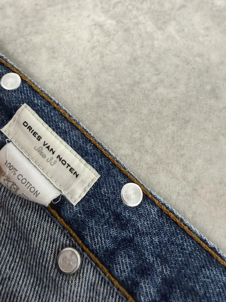 Dries Van Noten Dries Van Noten Blue Minimalist Denim Jeans Size US 32 / EU 48 - 7 Thumbnail